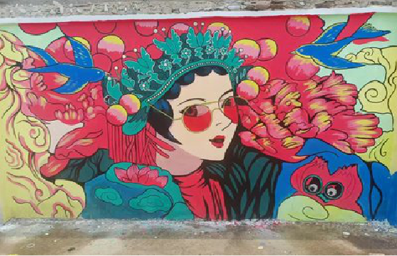 舒城墙体彩绘-网红墙