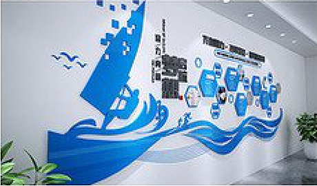 舒城海浪主题文化墙如何设计？