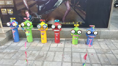 舒城商业区彩绘