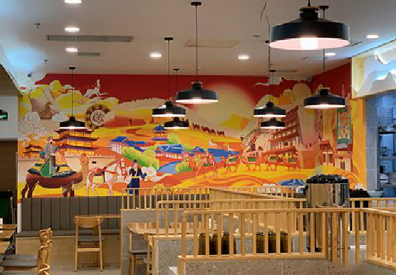 舒城商业空间彩绘介绍。