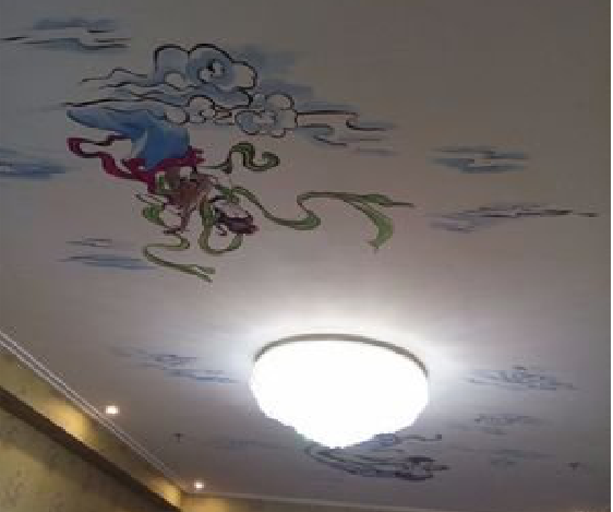 舒城如何快速绘制天花板上的手绘墙？